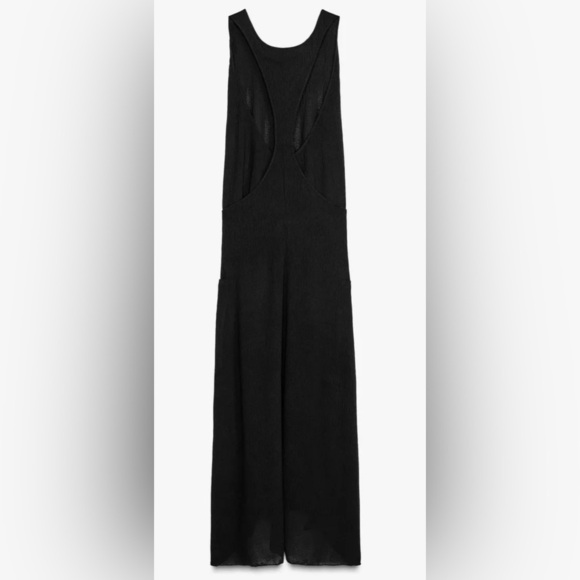 Nwt-Zara- Textured Flowy Dress- Small - Picture 3 of 8